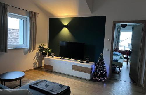 Neue moderne Ferienwohnung mit Infrarot Sauna und großen Garten - Foto 41
