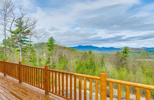 Mtn-View Deck Scenic Conway Log Cabin! - Foto 34