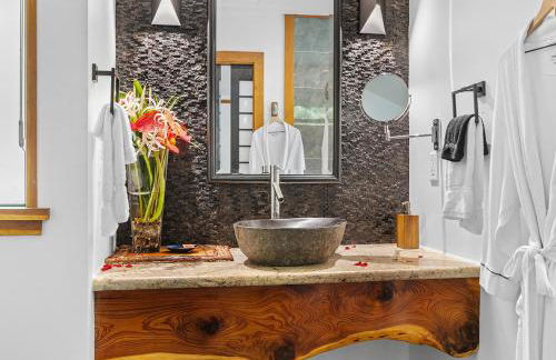 Volcano Tea House Cottage-SpaBath-HotTub-FirePlace - Foto 15