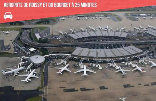 Maison entière pour 6 personnes avec parking proche Roissy CDG et Le Bourget - Foto 37