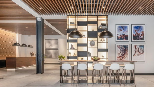 Sala de estar do lobby