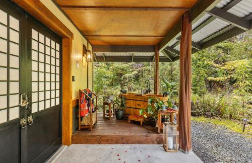 Volcano Tea House Cottage-SpaBath-HotTub-FirePlace - Foto 8