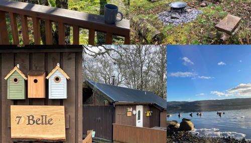 Belle 2 bedroom log cabin with hot tub, forest and loch - Foto 3