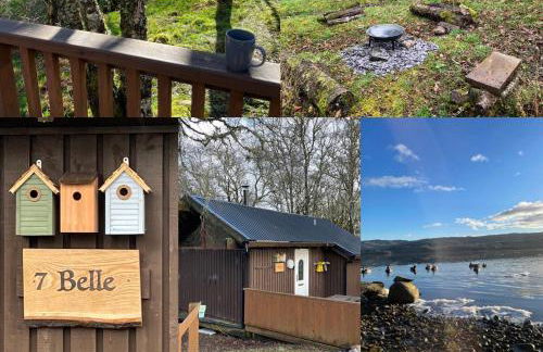 Belle 2 bedroom log cabin with hot tub, forest and loch - Foto 3