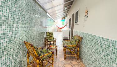 Casa na Praia, Piscina, Cascata, Churrasqueira, 2 Vaga carro, Redes de descanso - Foto 4