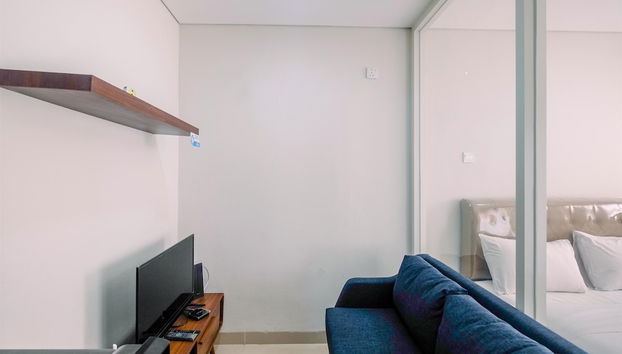 Elegant With Modern Design 1Br Apartment At Atlanta Residences - Foto 2, Habitación