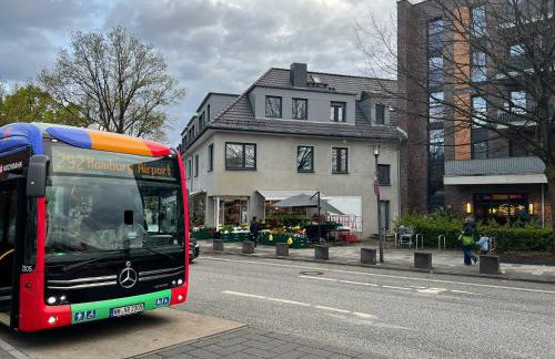 Apartment Kranich mit 3 Zimmern, top Infrastrukturlage HH Langenhorn, nähe Airport, Boxspringbetten und Arbeitsplätzen mit Glasfaser WLAN - Foto 32
