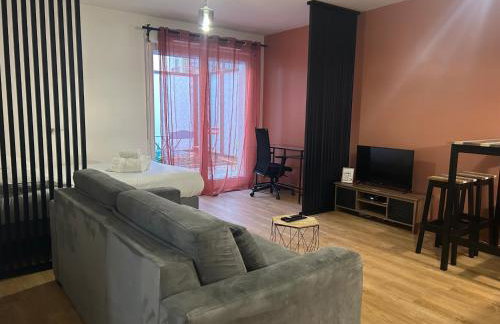 Studio Spacieux 4 Personnes avec Terrasse privée & Bureau - Gare à 4min, Paris en 30min - Foto 11