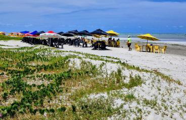 MSFlats Paripueira praia varanda c rede cozinha Wifi Ar split - Foto 75