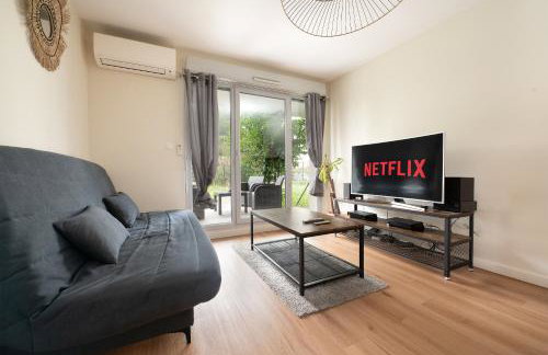 L'Ovalie Appartement T2 CLIMATISÉ et JARDIN - Foto 14