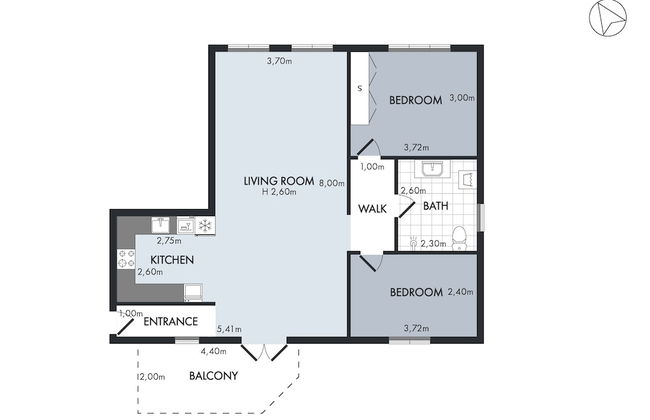 Sanders Constantin - Chic 2-bdr Apt With Balcony - Foto 11