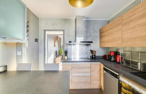 T4 82m2 - Idéal location moyenne durée, 3 chambres, parking, coucher de soleil - Photo 7