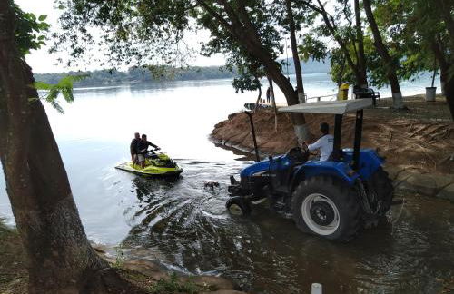 AP do LAGO, com Churrasqueira privativa , cozinha , internet no ap, rampa barco e jet, pesqueiro - B101 - Foto 7