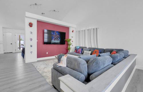 8BR 5BA SuperHero Retreat-King Beds, BBQ, Hammock, Firepit, MiniGolf, WorkSpace - Foto 11