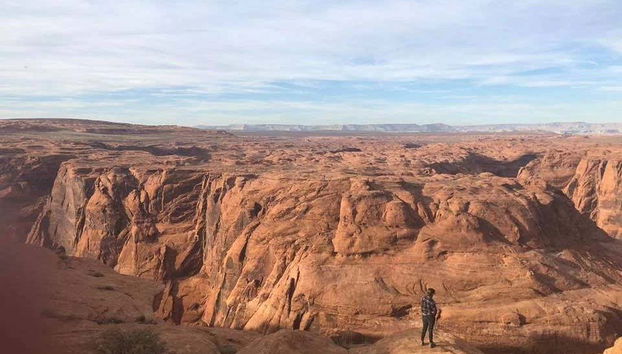 Ammirando il paesaggio