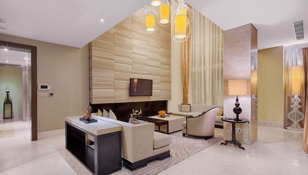 Zona de estar del vestíbulo