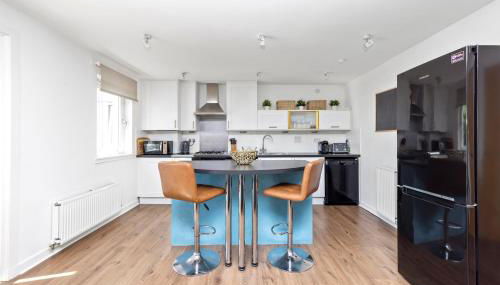 JOIVY Modern 2 bed flat near Murrayfield Stadium - Foto 3