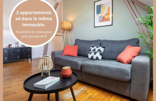 Home cinema- Netflix free - Proche aéroport Beauvais, Chantilly, forêt de Hez-Froidmont, parking public gratuit, Wifi & Netflix - Foto 8