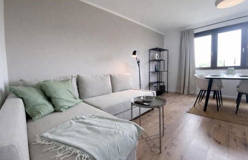 Apartment mit Rheinblick, Messe, Balkon, Küche, Parkplatz - Foto 13