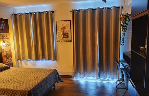 Studio for 02 guests WIFI 300MB air conditioner only twoo minutes of subway station LUZ SP - Foto 3