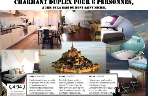 Grand duplex tout confort, à 2km de la Baie de Cancale - Mt St Michel - Foto 42