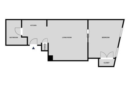 West Village 1br w high ceilings skylight wd NYC-1172 - Foto 15