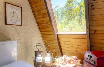 Chale Alcantara Jacuzzi, Lareira e Deck com Vista - Foto 28