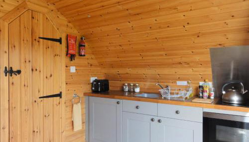 Cosy Cabins at Westfield Farm, Isle of Wight - Foto 5, stove