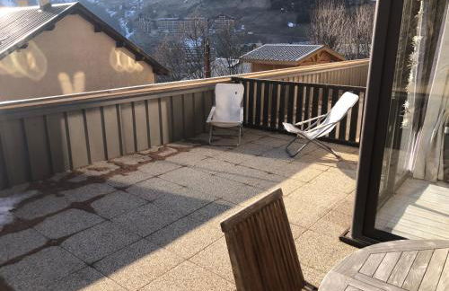 Grand studio La Foux d Allos avec vue et terrasse - Foto 13