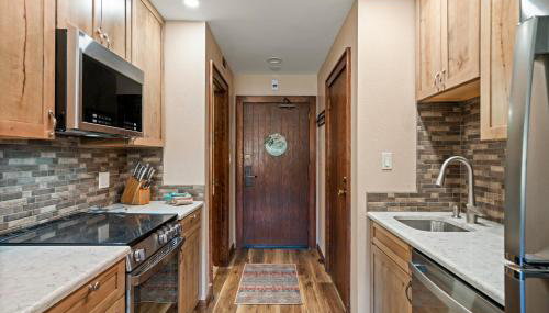 Remodeled Tamarron Lodge unit - Amazing views and 10 miles to Purgatory! - Foto 5, stove, dishwasher