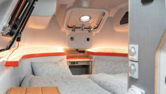 Ausgebautes Freifallrettungsboot KNUTSCHKUGEL - Foto 5