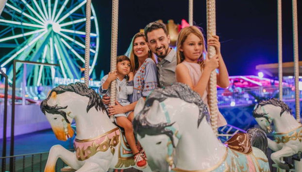 Uma das atrações do parque