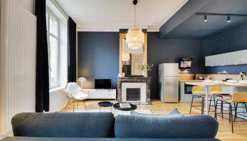 Loft Doryan ! Blue Haussmannien - Centre Gare - Excelsior - 2 à 4 pers - Foto 4