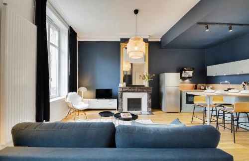 Loft Doryan ! Blue Haussmannien - Centre Gare - Excelsior - 2 à 4 pers - Foto 4
