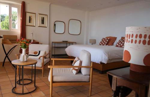 Grande villa familiale vue mer avec piscine - domaine privé à St Cyr sur Mer - Foto 35