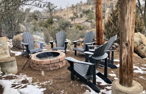 Eagles Nest Casita Luxury king memory foam bed feather pillows & duvet Amazing views, private balcony, Great location & Dog friendly - Foto 67