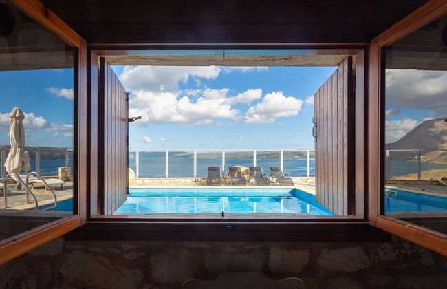 Souda Bay View Large Private Pool Walk to Beach Sea Views A C Wifi - 2119 - Foto 25