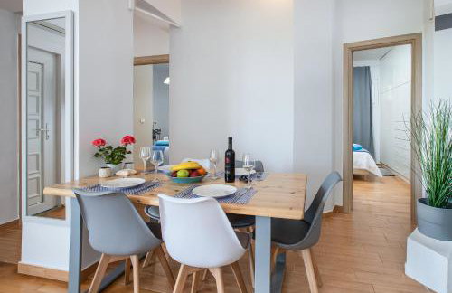 DIMITRA apartment with private pool and sea view -the ground floor of a two storey building - Foto 6