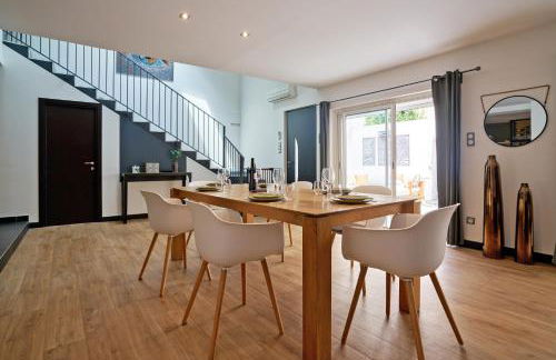 Maison de ville moderne climatisée avec piscine - Foto 10