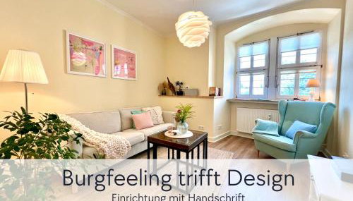 GRÄFIN MARTHA MARIA - stilvolles Apartment in der historischen Hinterburg Schlitz - mit Aufzug, Parkplatz, E-Ladestation & Garten - Fulda, Alsfeld, Bad Hersfeld 25-30 Min - Hunde willkommen - Foto 3