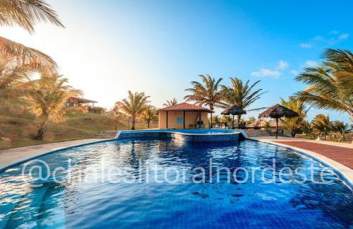 Chalé com piscina privada vista mar-Zumbi-RN - Foto 13