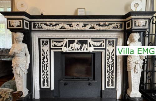 Luxus Ferienhaus Villa EMG Dortmund in Ennepetal, nah Düsseldorf, Köln mit Tennis Court, Garten, Kamin für Familien Gruppen bis 20 Personen - Foto 8