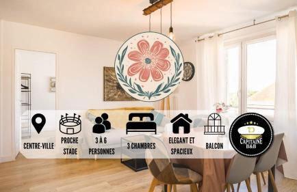 Le May Flower - 3 Chambres - Proche Centre-Ville - Foto 1