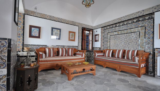 Zona de estar del vestíbulo