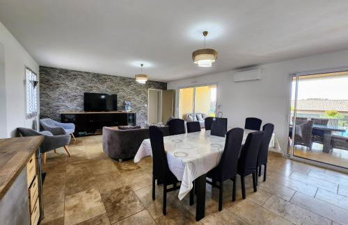 En Ardèche Villa de vacances l'Olympe climatisée avec sa piscine privée et chauffée - Foto 30