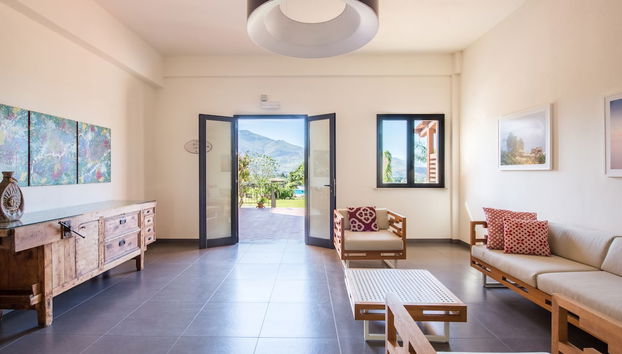 Zona de estar del vestíbulo