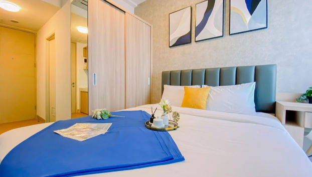 Homey And Restful Studio At Tokyo Riverside Pik 2 Apartment - Foto 2, Quarto