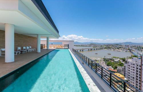 Studios Tower by Viva - Prédio com piscina e estacionamento no centro de Floripa - Photo 2