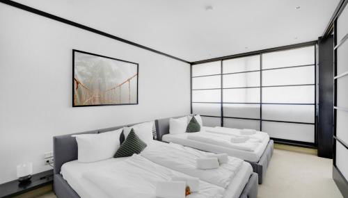 Penthouse 232QM, 12 Personen, Whirlpool, Terrasse, Parkplatz 25min bis Düsseldorf Messe - Foto 3