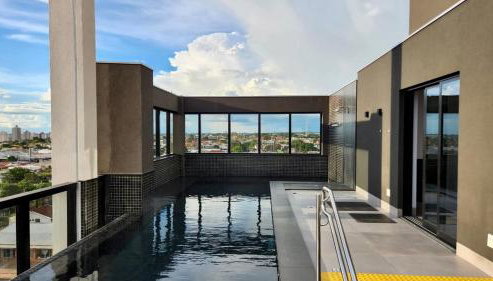 Estúdio com Quarto Privativo, TV e Cama Super King - Foto 5